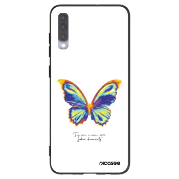 Picasee fekete szilikon tok az alábbi mobiltelefonokra Samsung Galaxy A70 A705F - Diamanty White