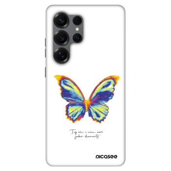 Szilikon tok erre a típusra Samsung Galaxy S25 Ultra 5G - Diamanty White
