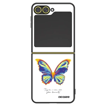 Szilikon tok erre a típusra Samsung Galaxy Z Flip7 FE 5G - Diamanty White