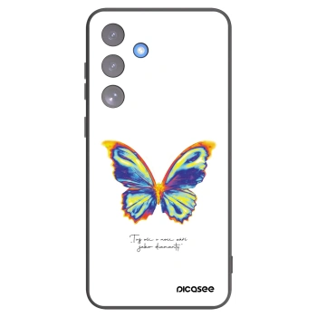 Picasee fekete szilikon tok az alábbi mobiltelefonokra Samsung Galaxy S25 FE 5G - Diamanty White