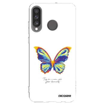 Picasee átlátszó szilikon tok az alábbi mobiltelefonokra Huawei P30 Lite - Diamanty White