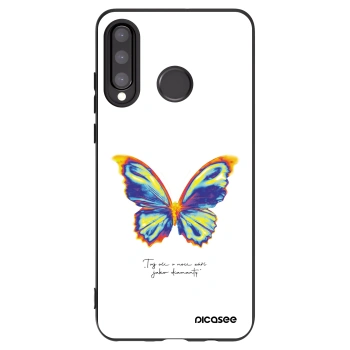 Picasee fekete szilikon tok az alábbi mobiltelefonokra Huawei P30 Lite - Diamanty White