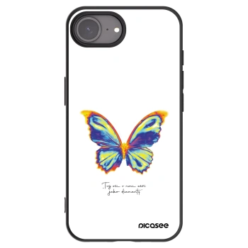 Picasee fekete szilikon tok az alábbi mobiltelefonokra Apple iPhone 17e - Diamanty White