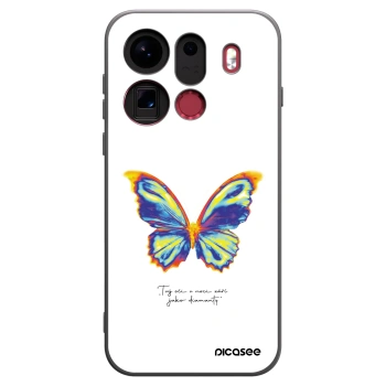 Picasee fekete szilikon tok az alábbi mobiltelefonokra OPPO Find X9 Pro - Diamanty White