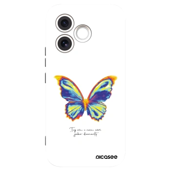 Picasee fekete szilikon tok az alábbi mobiltelefonokra Honor 600 Lite - Diamanty White