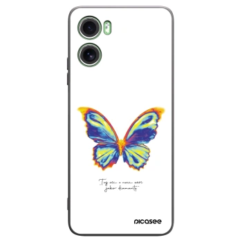 Picasee fekete szilikon tok az alábbi mobiltelefonokra Motorola Moto G06 - Diamanty White