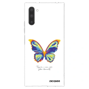 Picasee átlátszó szilikon tok az alábbi mobiltelefonokra Samsung Galaxy Note 10 N970F - Diamanty White