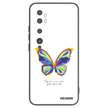 Picasee fekete szilikon tok az alábbi mobiltelefonokra Xiaomi Mi Note 10 (Pro) - Diamanty White