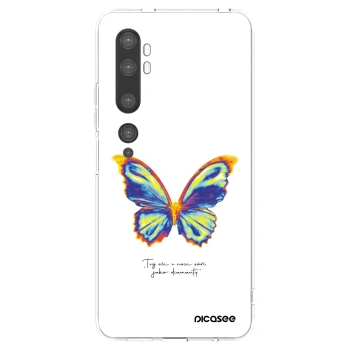 Picasee átlátszó szilikon tok az alábbi mobiltelefonokra Xiaomi Mi Note 10 (Pro) - Diamanty White