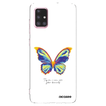 Picasee átlátszó szilikon tok az alábbi mobiltelefonokra Samsung Galaxy A71 A715F - Diamanty White