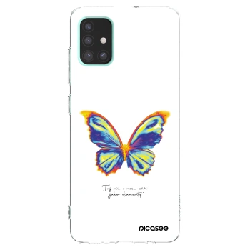 Picasee átlátszó szilikon tok az alábbi mobiltelefonokra Samsung Galaxy A51 A515F - Diamanty White