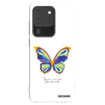 Picasee átlátszó szilikon tok az alábbi mobiltelefonokra Samsung Galaxy S20 Ultra 5G G988F - Diamanty White