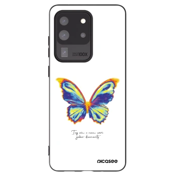 Picasee fekete szilikon tok az alábbi mobiltelefonokra Samsung Galaxy S20 Ultra 5G G988F - Diamanty White
