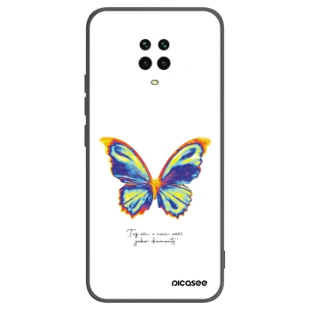 Picasee fekete szilikon tok az alábbi mobiltelefonokra Xiaomi Redmi Note 9 Pro - Diamanty White