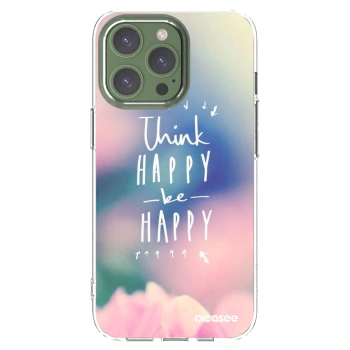 Picasee átlátszó szilikon tok az alábbi mobiltelefonokra Apple iPhone 13 Pro - Think happy be happy