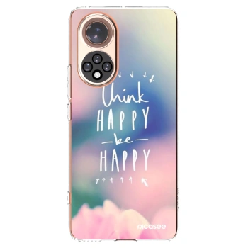 Picasee átlátszó szilikon tok az alábbi mobiltelefonokra Honor 50 5G - Think happy be happy