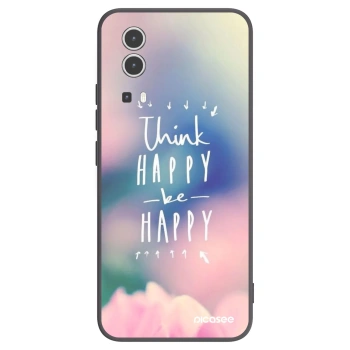 Picasee fekete szilikon tok az alábbi mobiltelefonokra Vivo Y72 5G - Think happy be happy