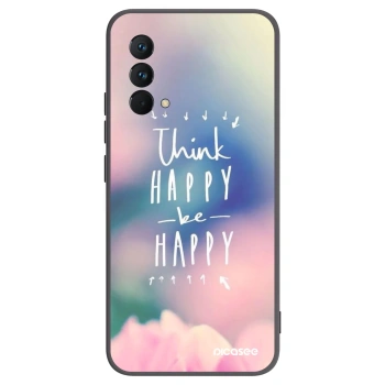 Picasee fekete szilikon tok az alábbi mobiltelefonokra Realme GT Master Edition 5G - Think happy be happy