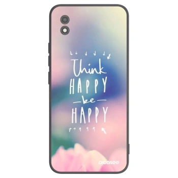 Picasee fekete szilikon tok az alábbi mobiltelefonokra Realme C11 (2021) - Think happy be happy