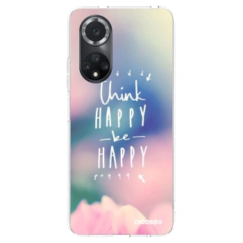 Picasee átlátszó szilikon tok az alábbi mobiltelefonokra Huawei Nova 9 SE - Think happy be happy
