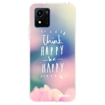 Picasee átlátszó szilikon tok az alábbi mobiltelefonokra Vivo Y01 - Think happy be happy