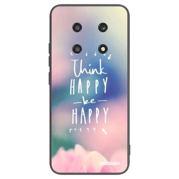 Picasee fekete szilikon tok az alábbi mobiltelefonokra Honor Magic4 Lite 5G - Think happy be happy