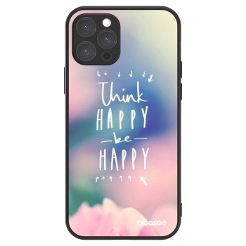Picasee ULTIMATE CASE MagSafe Apple iPhone 12 Pro - készülékre - Think happy be happy