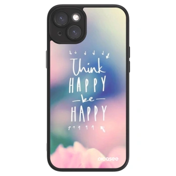 Picasee ULTIMATE CASE MagSafe Apple iPhone 15 Plus - készülékre - Think happy be happy