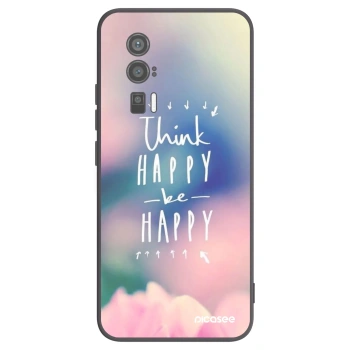 Picasee fekete szilikon tok az alábbi mobiltelefonokra Xiaomi Poco F5 Pro 5G - Think happy be happy