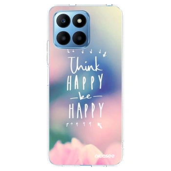 Picasee átlátszó szilikon tok az alábbi mobiltelefonokra Honor 70 Lite - Think happy be happy