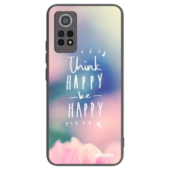 Picasee fekete szilikon tok az alábbi mobiltelefonokra Xiaomi Redmi Note 12 Pro 4G - Think happy be happy