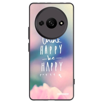 Picasee fekete szilikon tok az alábbi mobiltelefonokra Xiaomi Redmi A3 - Think happy be happy
