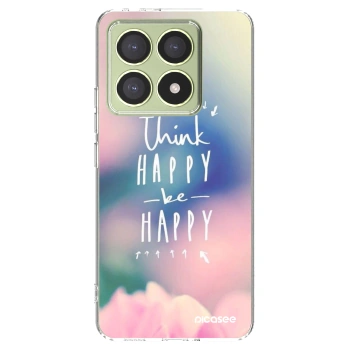Picasee átlátszó szilikon tok az alábbi mobiltelefonokra Xiaomi 14T - Think happy be happy