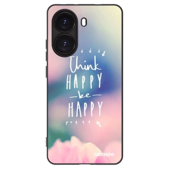Picasee fekete szilikon tok az alábbi mobiltelefonokra Xiaomi Poco X7 Pro 5G - Think happy be happy