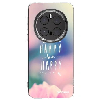Picasee átlátszó szilikon tok az alábbi mobiltelefonokra Honor Magic7 Pro 5G - Think happy be happy