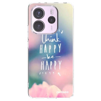 Picasee átlátszó szilikon tok az alábbi mobiltelefonokra Xiaomi Redmi Note 14 4G - Think happy be happy