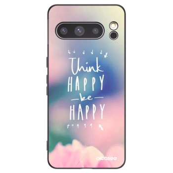 Picasee fekete szilikon tok az alábbi mobiltelefonokra Google Pixel 8 Pro - Think happy be happy