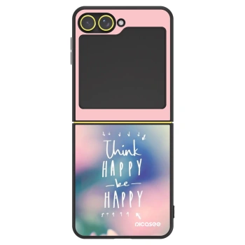 Szilikon tok erre a típusra Samsung Galaxy Z Flip5 5G - Think happy be happy