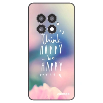 Picasee fekete szilikon tok az alábbi mobiltelefonokra OnePlus 13 5G - Think happy be happy