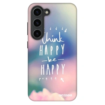 Picasee Fashion Case Samsung Galaxy S23+ 5G - Think happy be happy