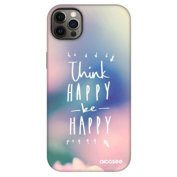 Szilikon tok erre a típusra Apple iPhone 12 Pro Max - Think happy be happy