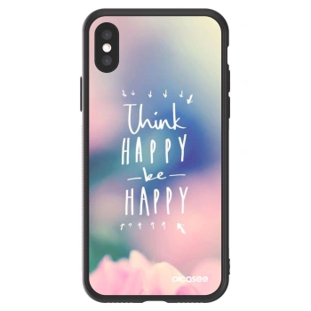 Picasee ULTIMATE CASE Apple iPhone X/XS - készülékre - Think happy be happy