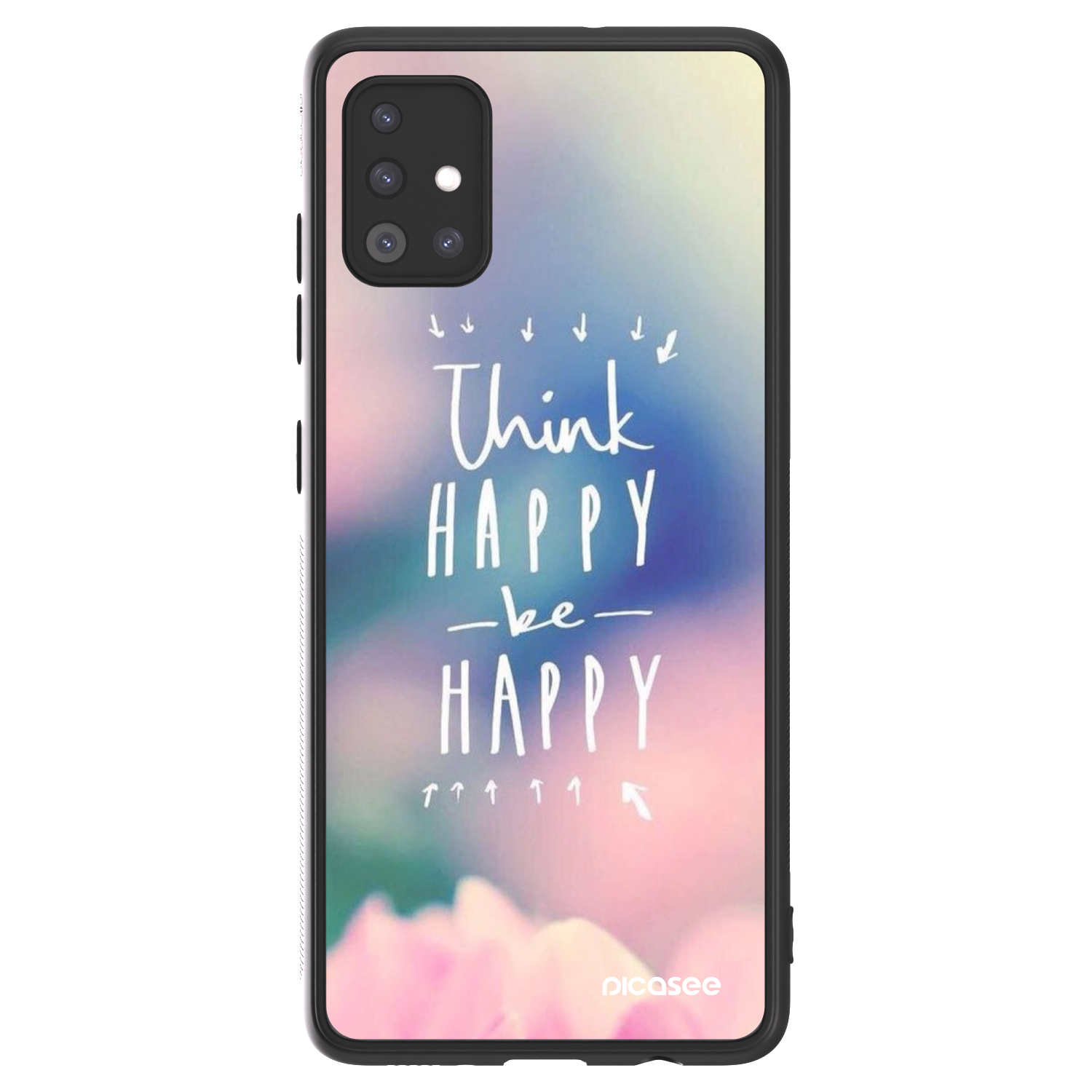 Picasee ULTIMATE CASE Samsung Galaxy A51 A515F - készülékre - Think happy be happy