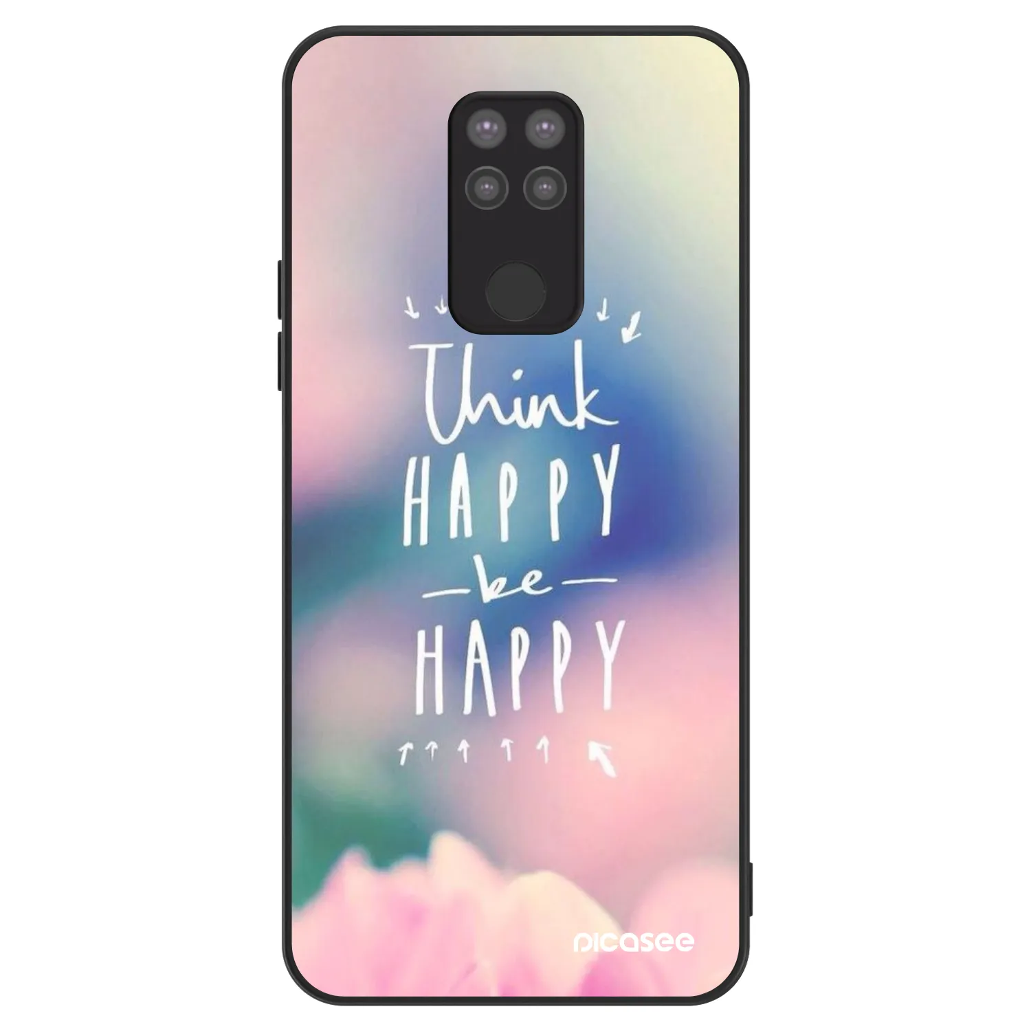 Picasee ULTIMATE CASE Xiaomi Redmi Note 9 - készülékre - Think happy be happy