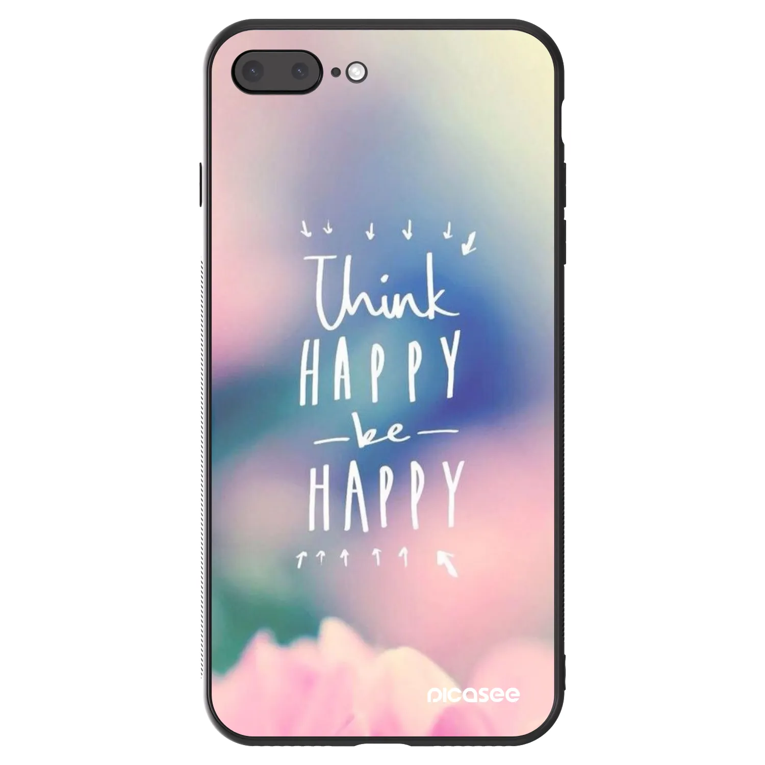 Picasee ULTIMATE CASE Apple iPhone 7 Plus - készülékre - Think happy be happy