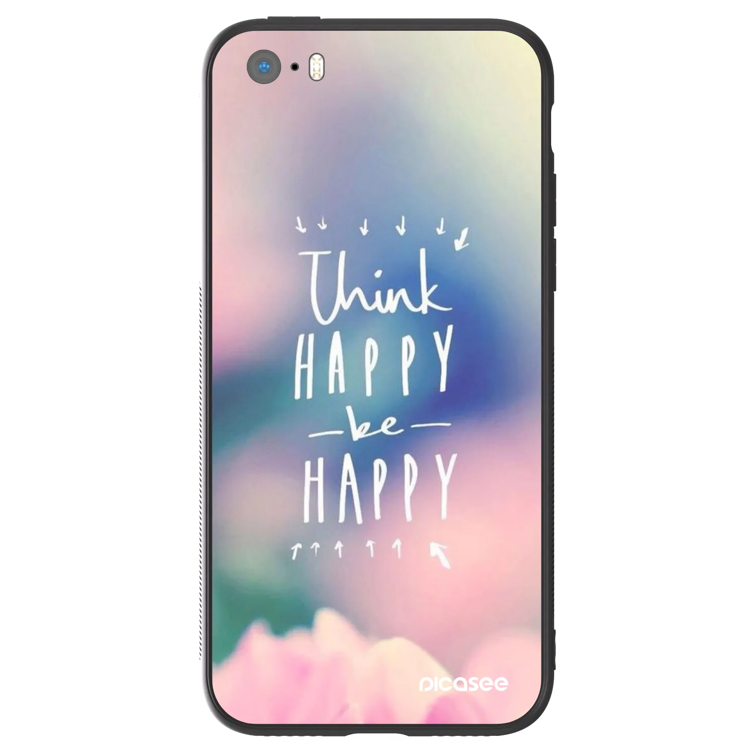 Picasee ULTIMATE CASE Apple iPhone 5/5S/SE - készülékre - Think happy be happy