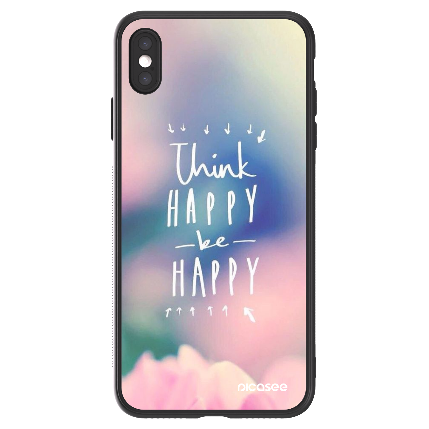Picasee ULTIMATE CASE Apple iPhone XS Max - készülékre - Think happy be happy