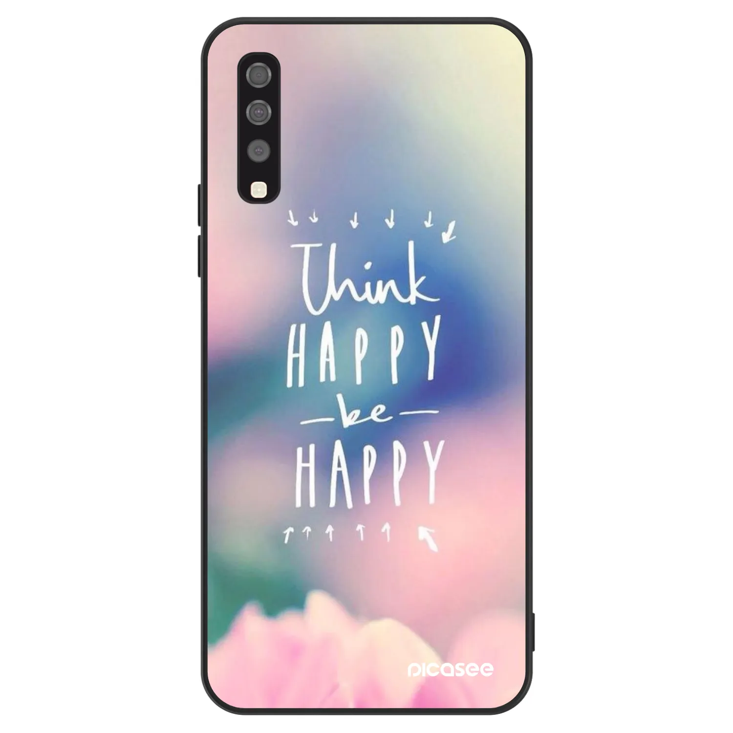 Picasee ULTIMATE CASE Samsung Galaxy A70 A705F - készülékre - Think happy be happy