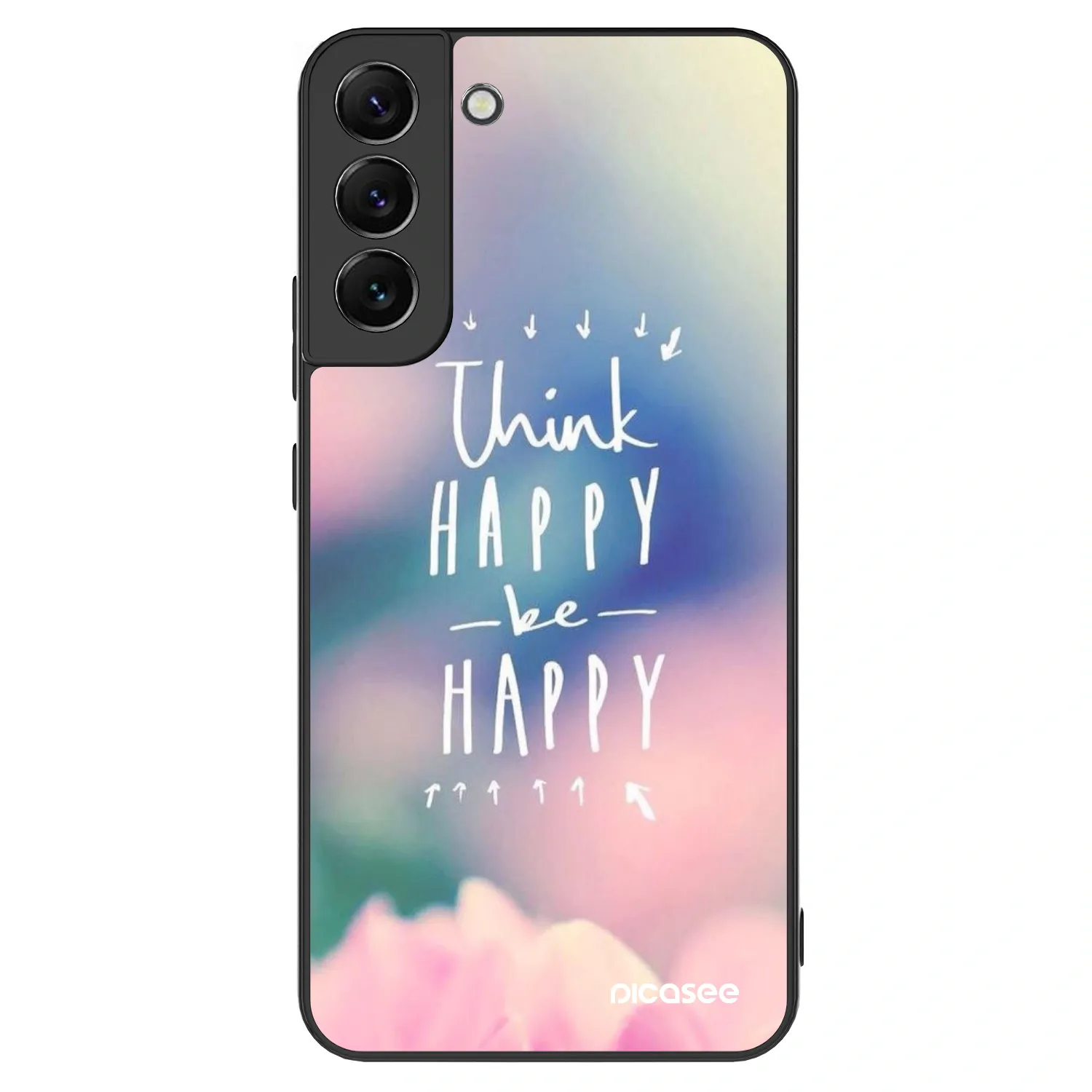 Picasee ULTIMATE CASE Samsung Galaxy S22+ 5G - készülékre - Think happy be happy