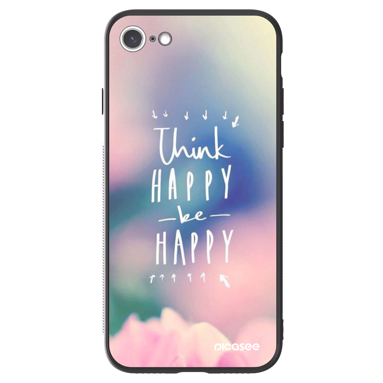 Picasee ULTIMATE CASE Apple iPhone SE 2022 - készülékre - Think happy be happy